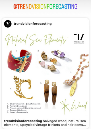 Trend vision, Jewellery forecast, Amanda Marcucci Jewellery, Jewellery, trends, shell necklace,