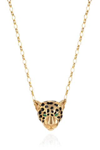Large Gold Jaguar Necklace